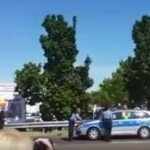 Der braune Mob gegen Angela Merkel in Heidenau